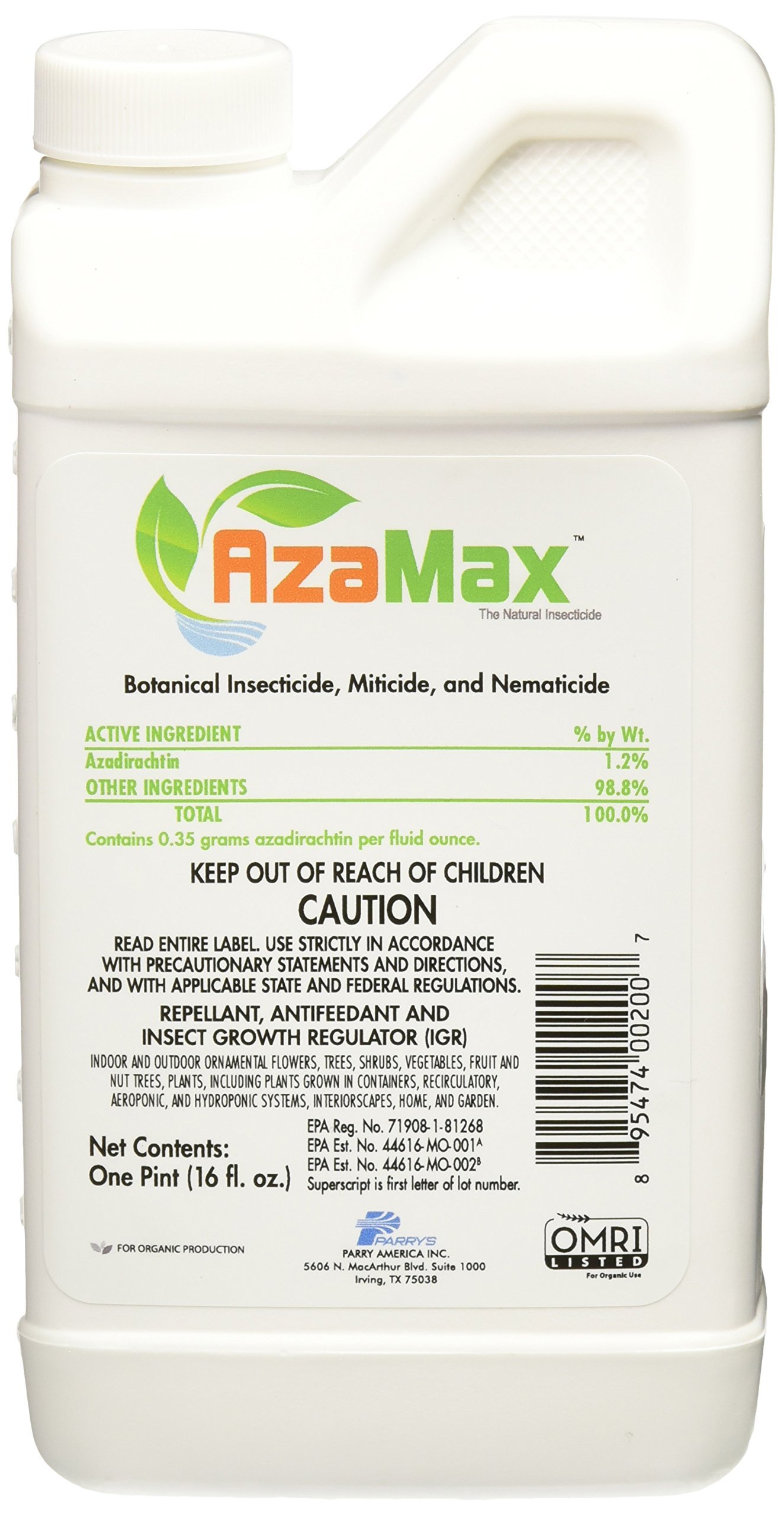 Amazon.com : General Hydroponics Azamax GH2007 Antifeedant and